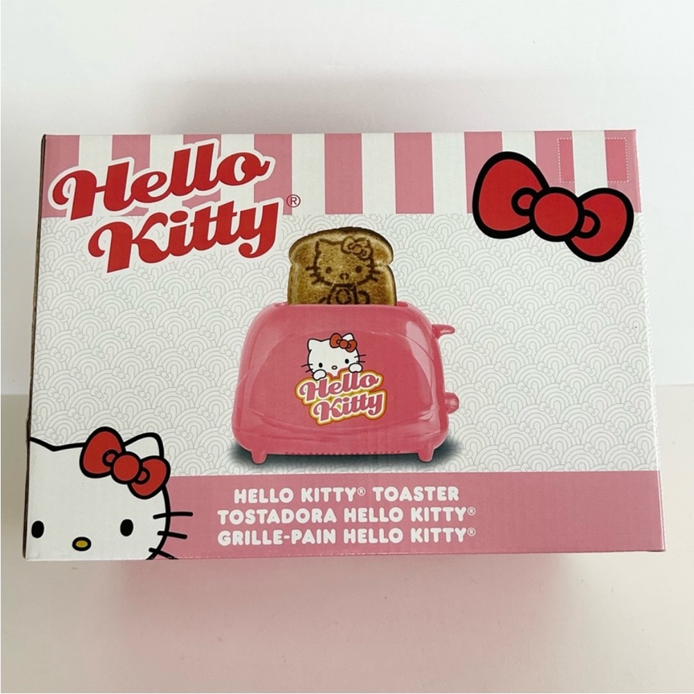 Hello Kitty 2 Slice Cool Touch Pink Toaster Brand New in Box